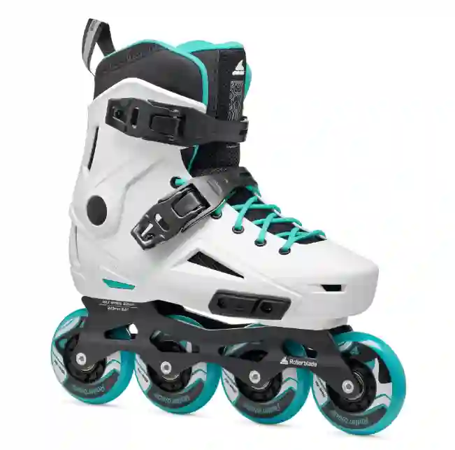 PATINES LIGHTNING W WHITE/AQUA