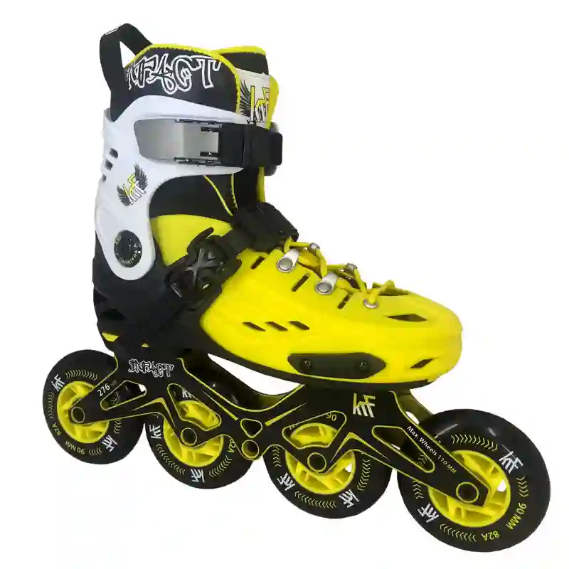 Krf Patín Freeskate Impact 4x90 Amarillo