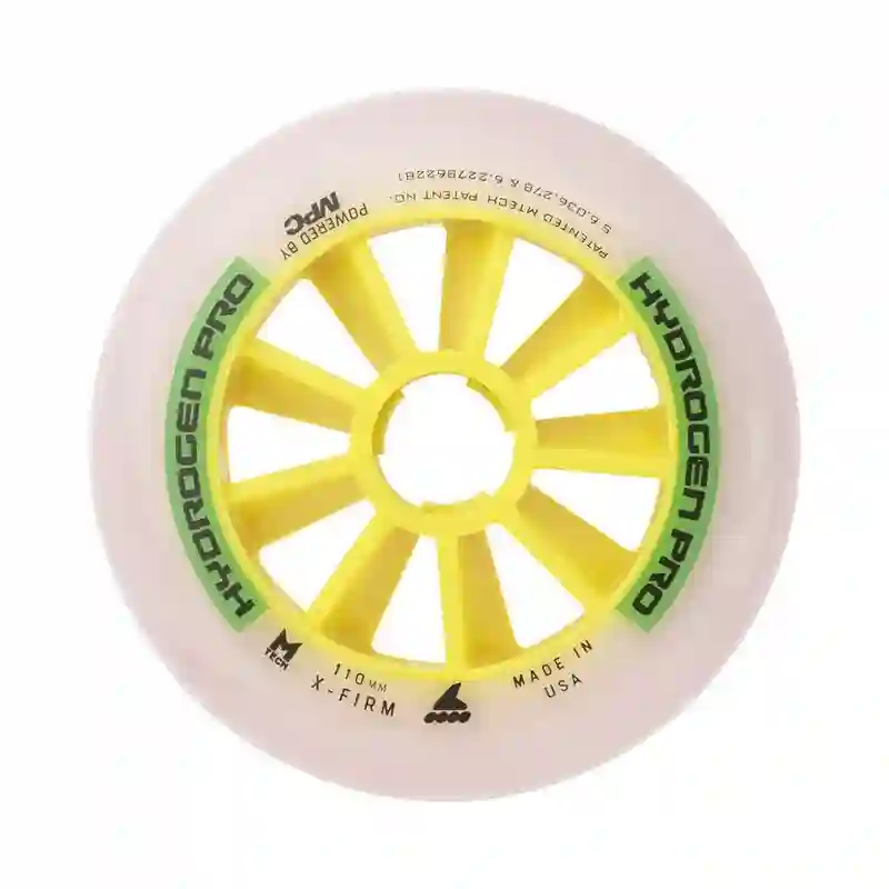 Ruedas Hydrogen Pro 110 mm X-Firm (8) White/GRE