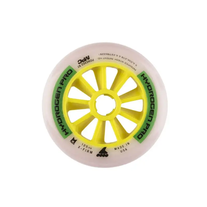 Ruedas Hydrogen Pro 125 mm X-Firm (6) White/GRE