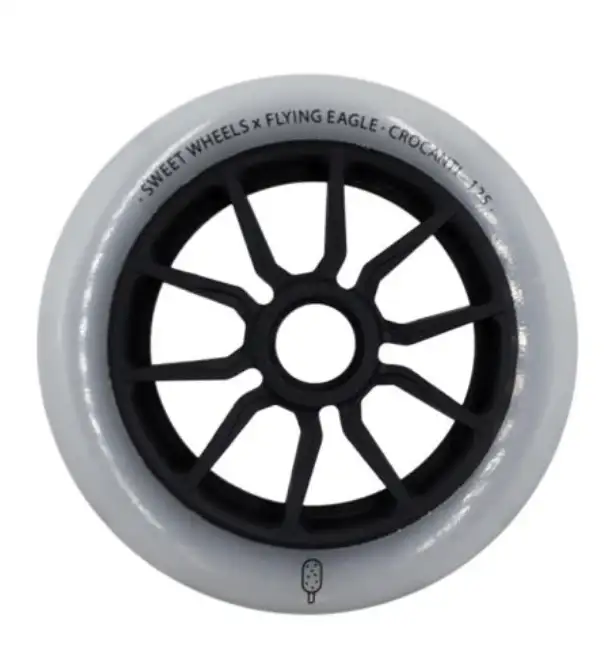 RUEDA FLYING EAGLE CROCANTI BLANCO 125mm