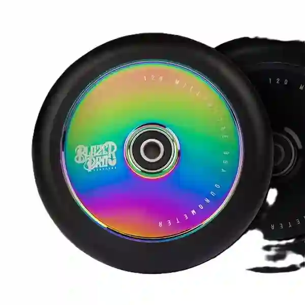 Blazerpro rueda scooter hueco neo crome 120 mm