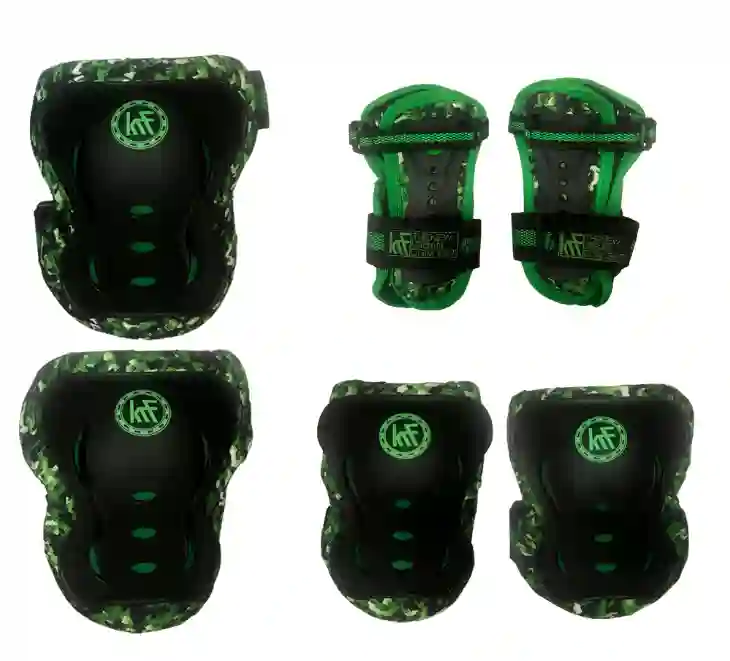 Krf Prot. Jr Set Camuflaje Green T Verde M