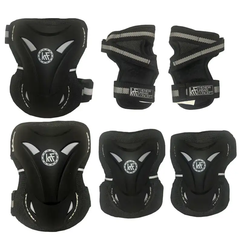 KRF Set Proteccions Senior Urban Negro/Gris L