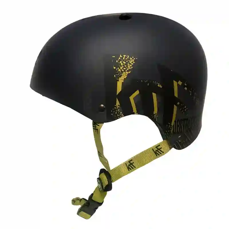 Krf Casco Patinaje Destructor Black/Gold S