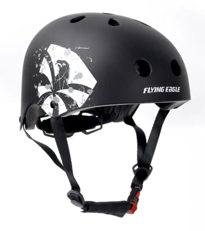CASCO FLYING EAGLE NEGRO-BLANCO S