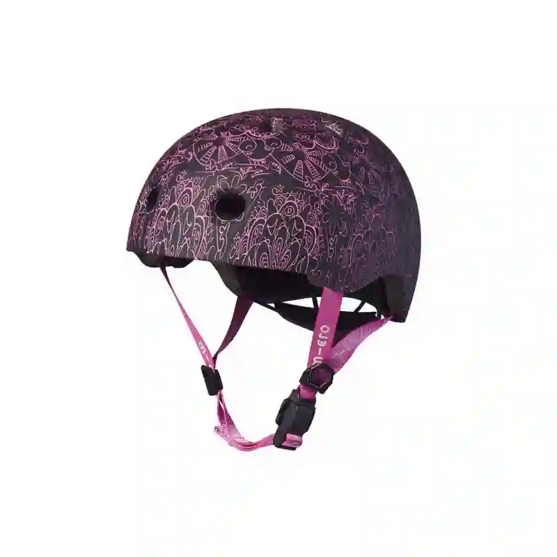 Casco Mandala Rosa-Lila M