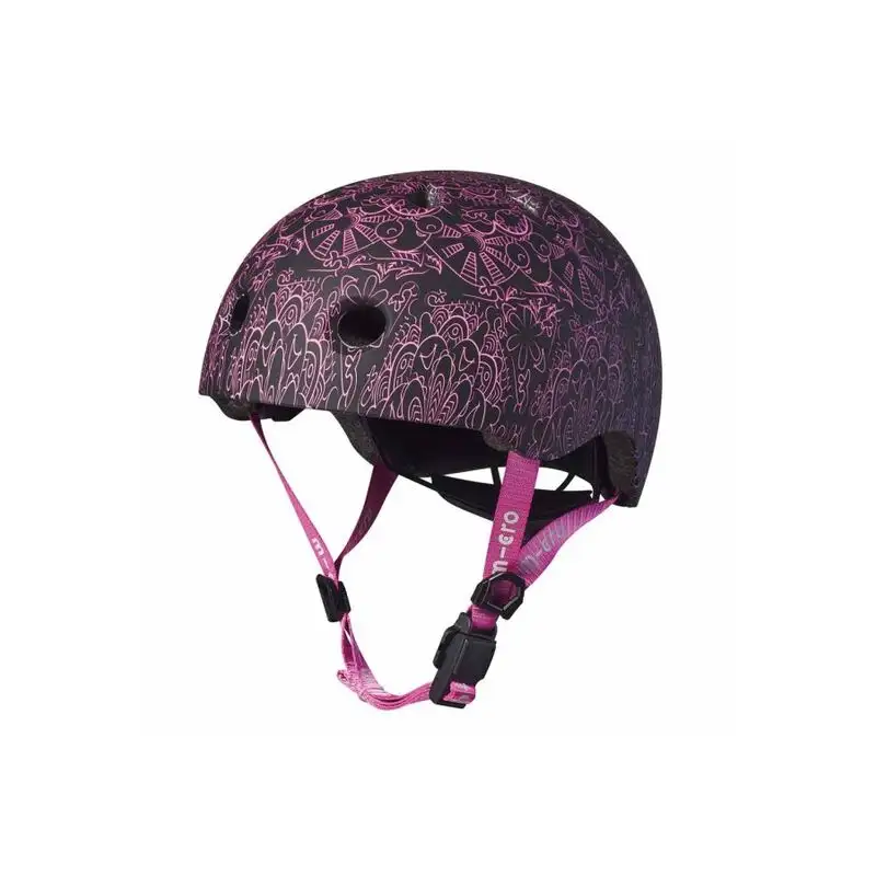 Casco Mandala Rosa-Lila M