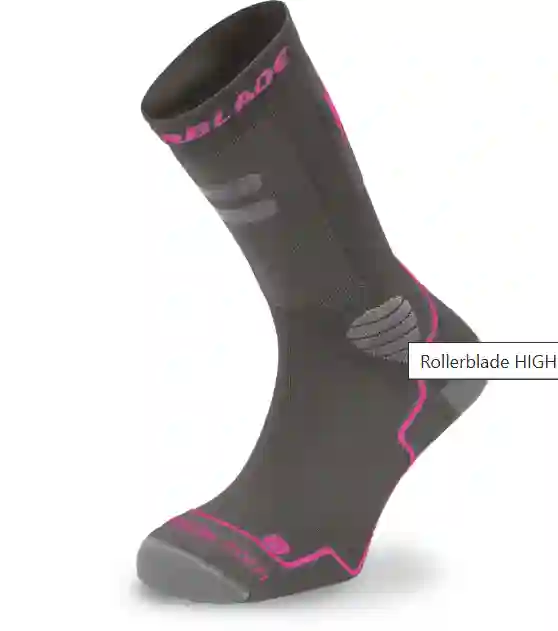 Calcetin High Performance W Dark Grey/Pink L