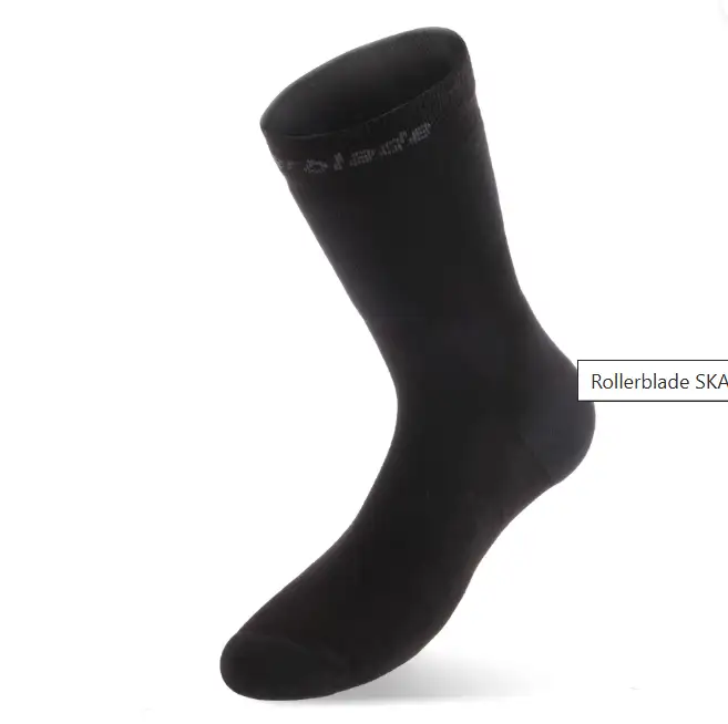 Calcetin skate 3 paquete negro l