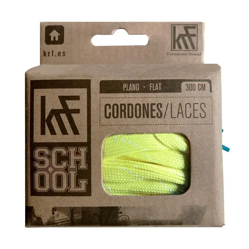 KRF ACC PAT CORDONES PLANO 300CM LIME