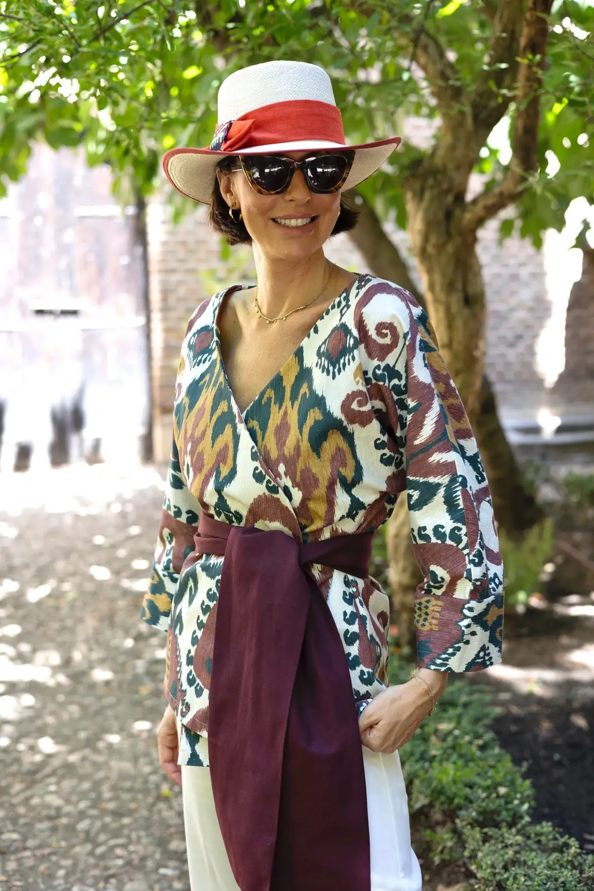 Camisa - TERRACOTA IKAT NUEVO