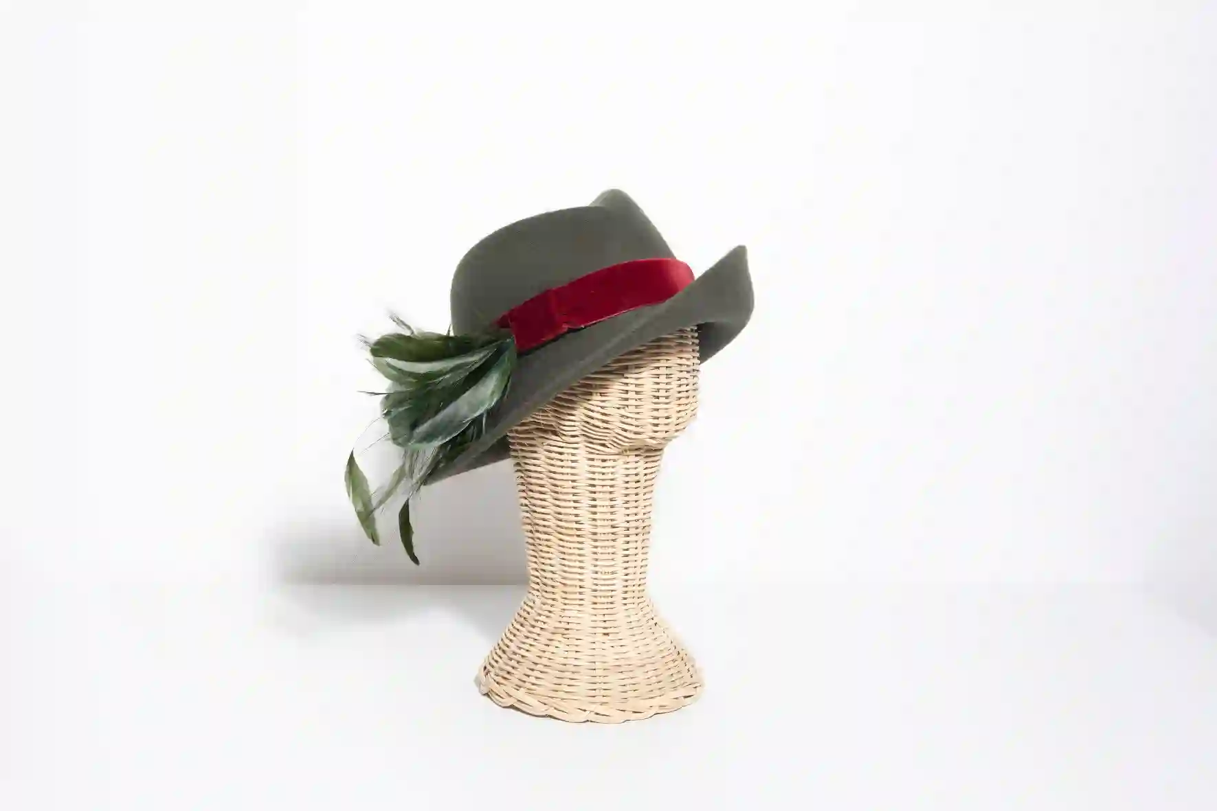 Sombrero Autriaco Verde y Burdeos/ Nueva Colección