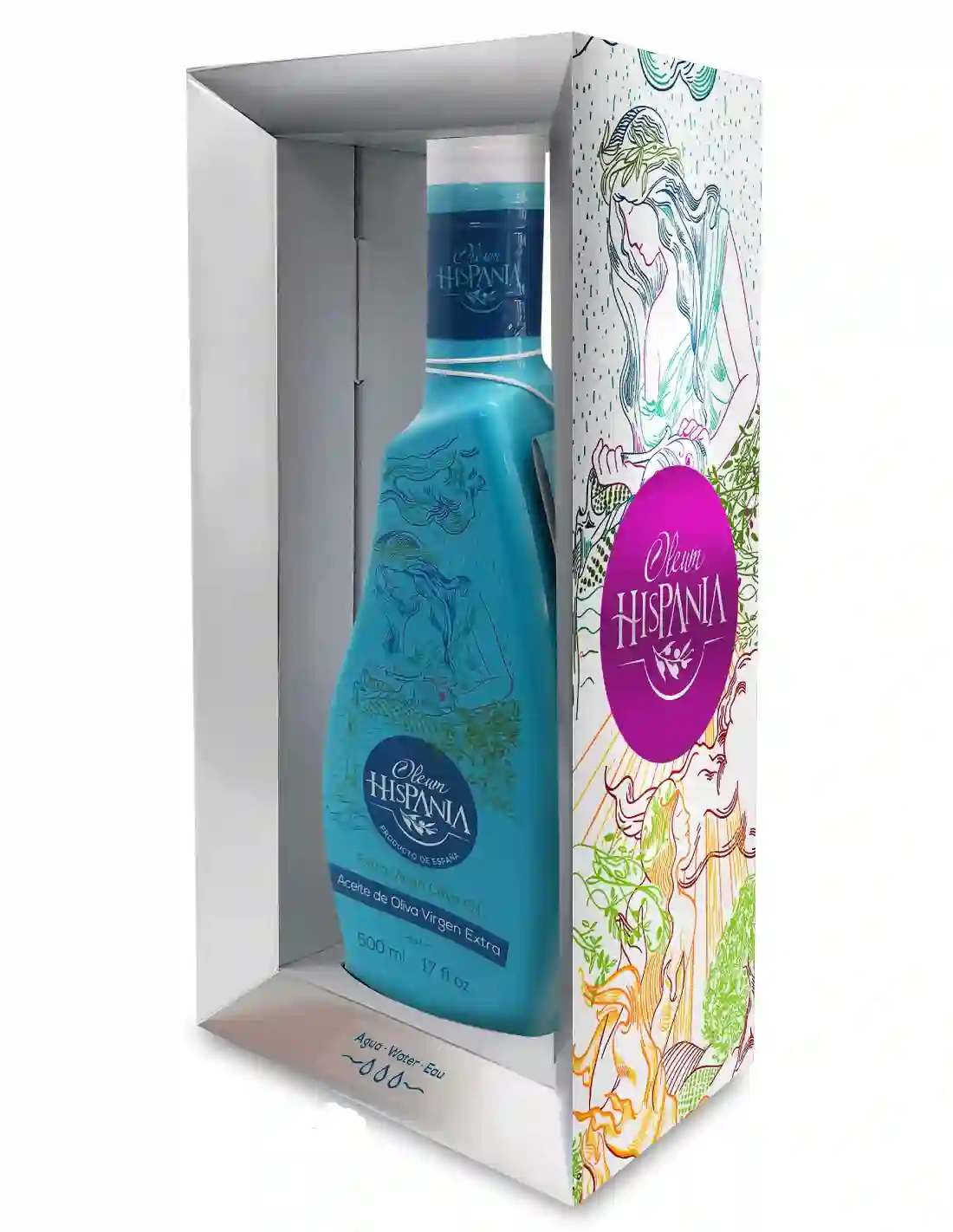 4x Oleum Hispania 4 Elementos "Agua" - Estuche 500 ml.