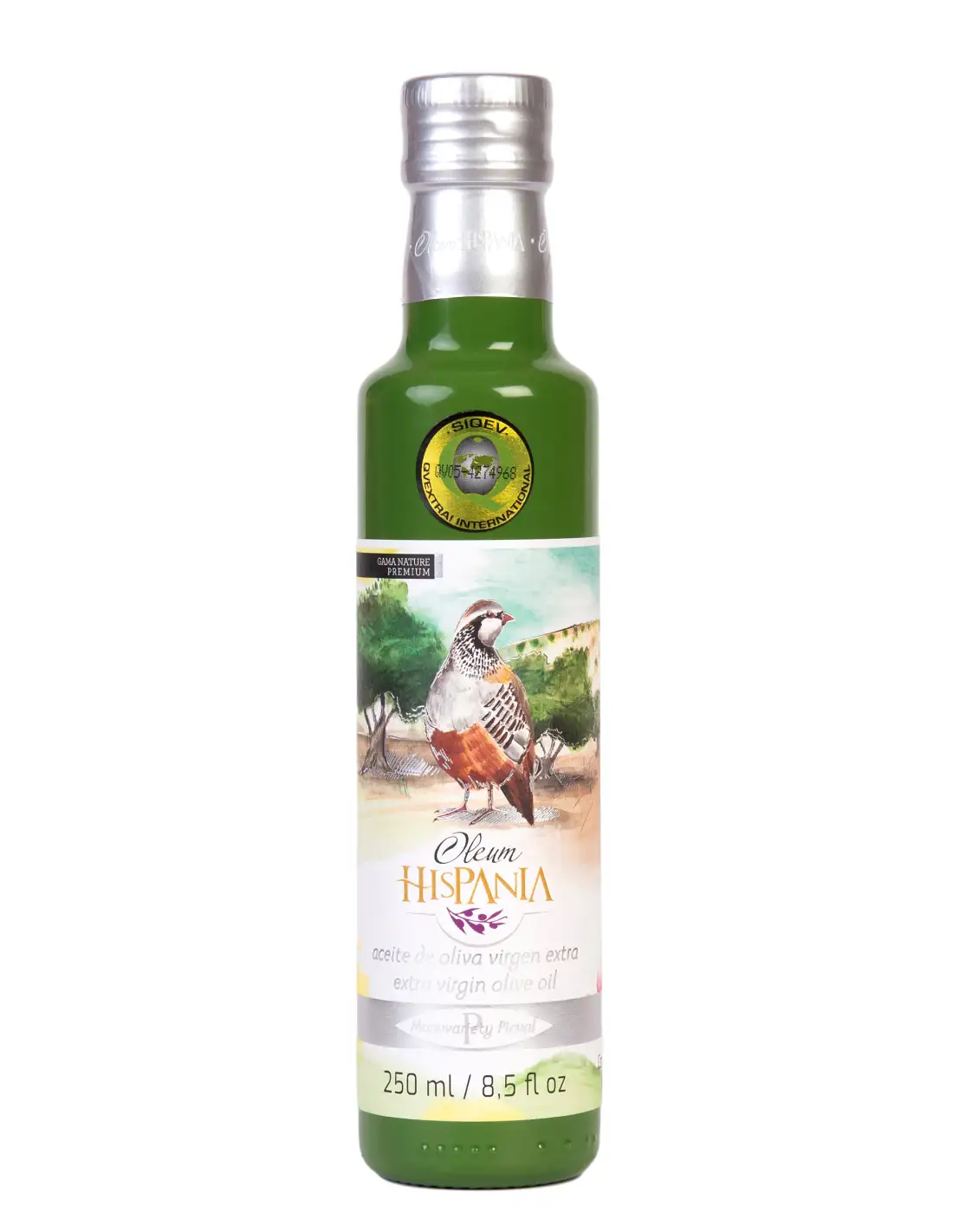 Oleum Hispania Nature Premium Picual - Botella de vidrio 250 ml.