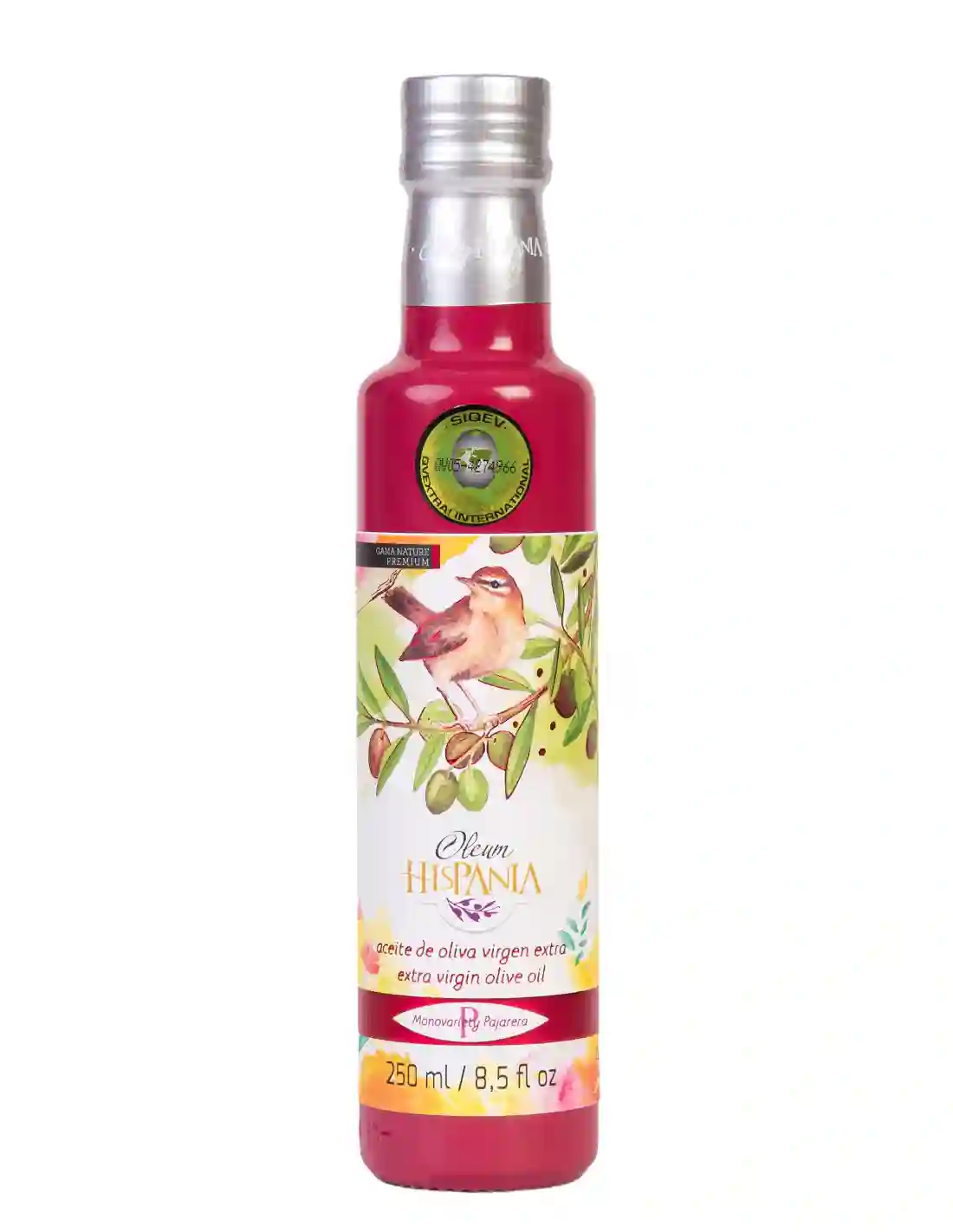 12x Oleum Hispania Nature Pajarera Premium - Botella de Vidrio 250 ml.