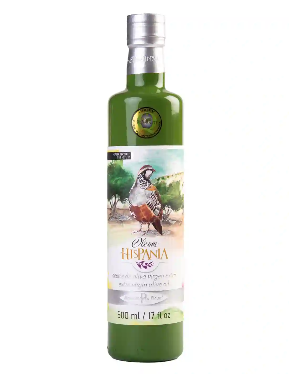 Oleum Hispania Nature Premium Picual - Botella de Vidrio 500 ml.