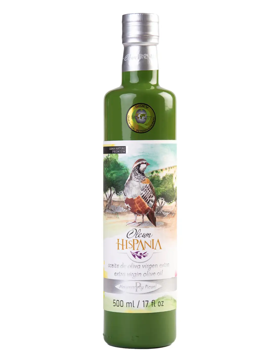 Oleum Hispania Nature Premium Picual - Botella de Vidrio 500 ml.