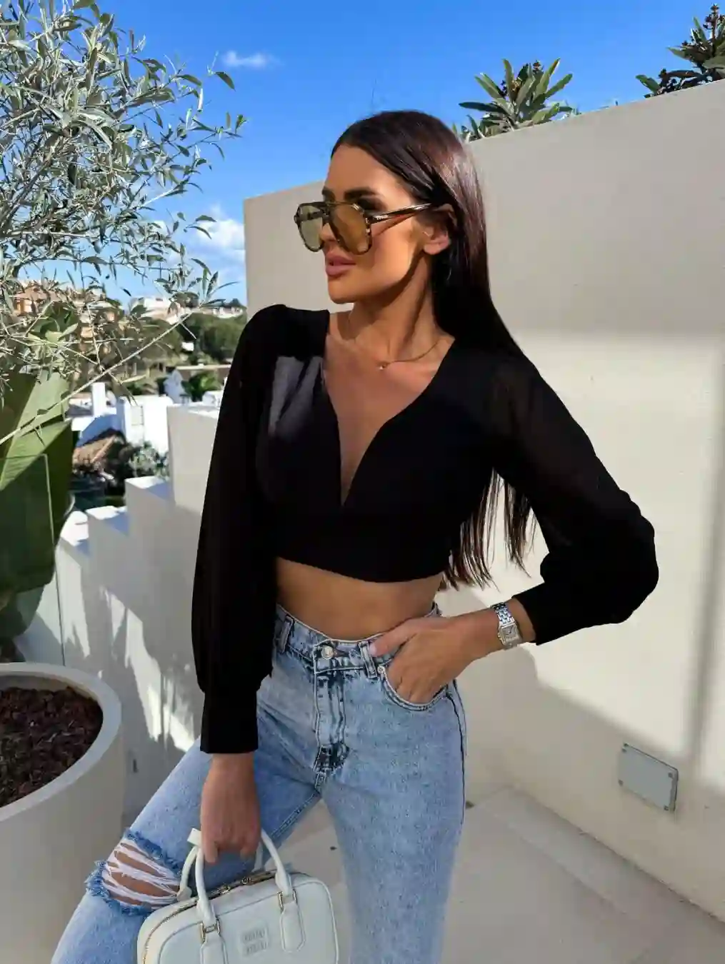 BLUSA FLORENCIA NEGRO