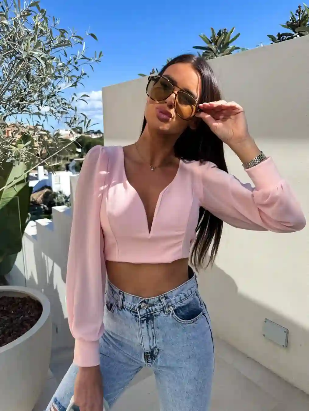 BLUSA FLORENCIA ROSA