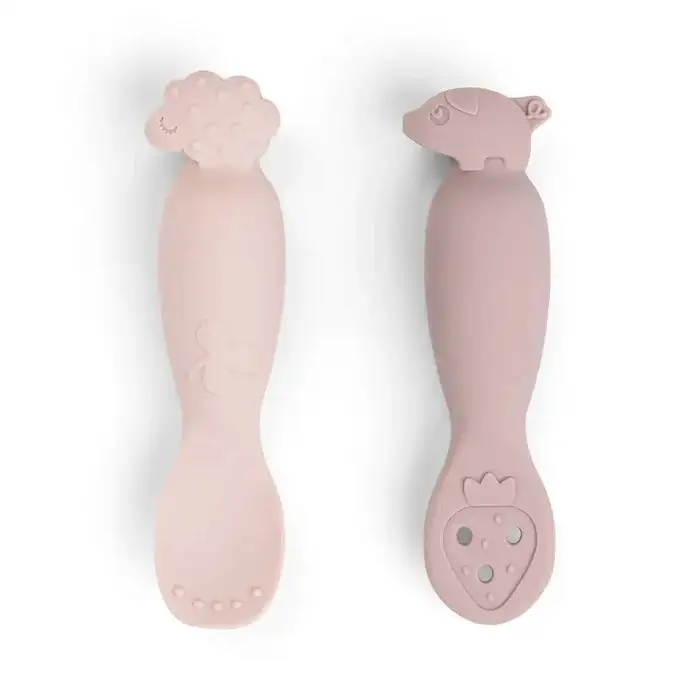 Set de 2 cucharas de aprendizaje "Tiny Farm" Done by Deer