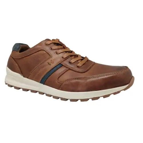 zapatos hombre casual Piel Marron 12341