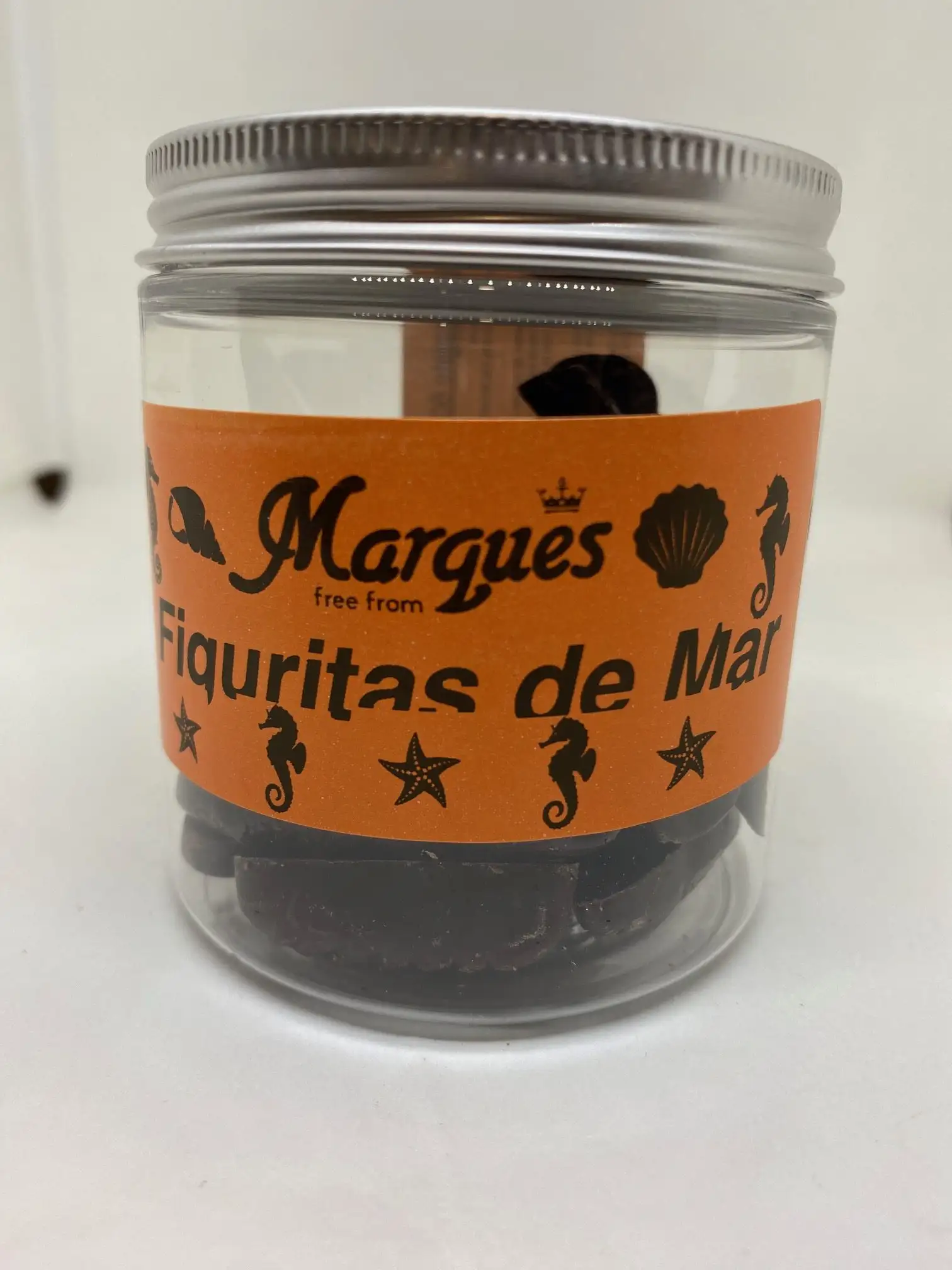 [ETL] Figuritas de mar de chocolate negro "Etoile", bote de 100g