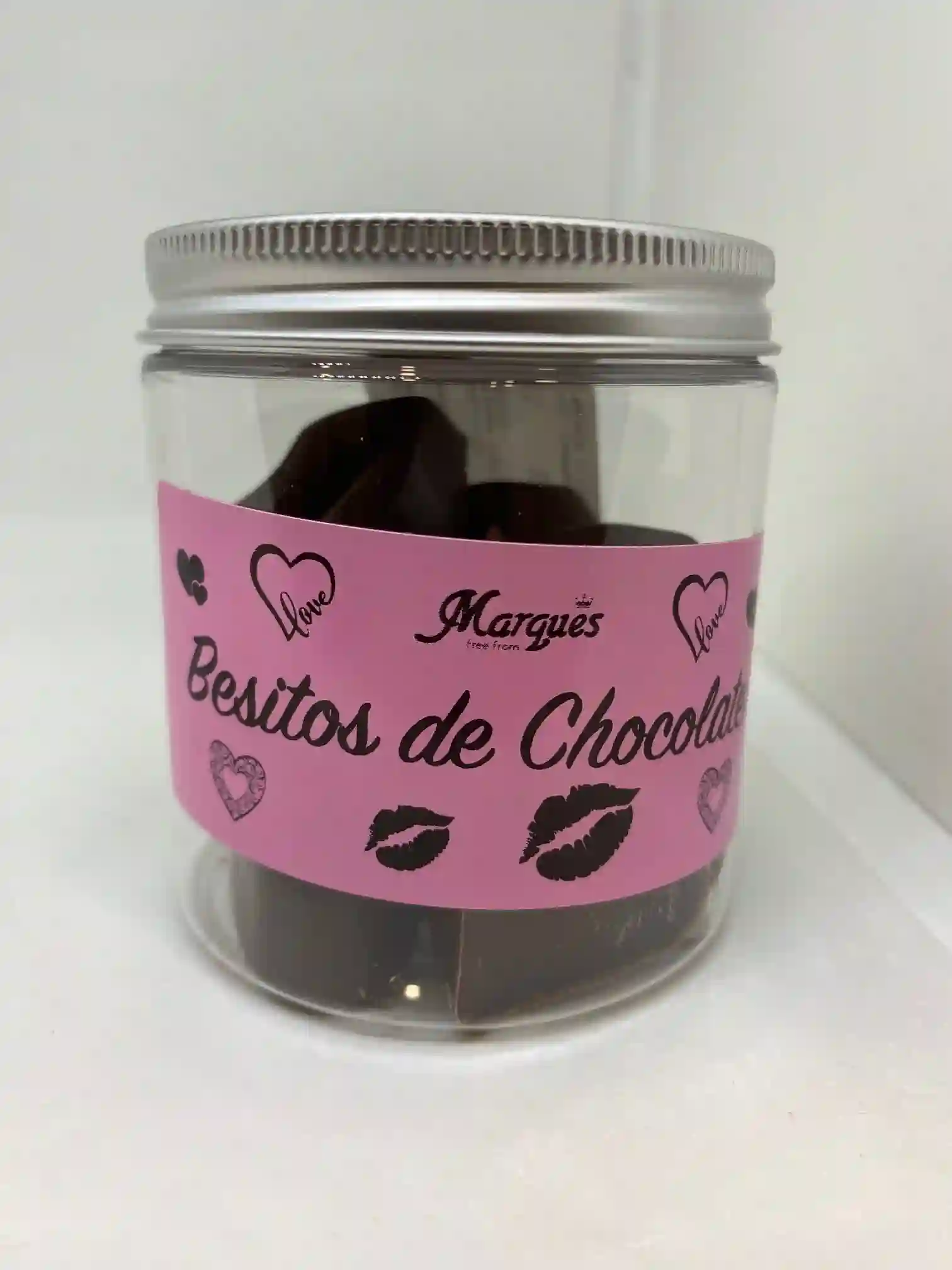 Bote de Besitos de Chocolate Suave Premiere, 100G