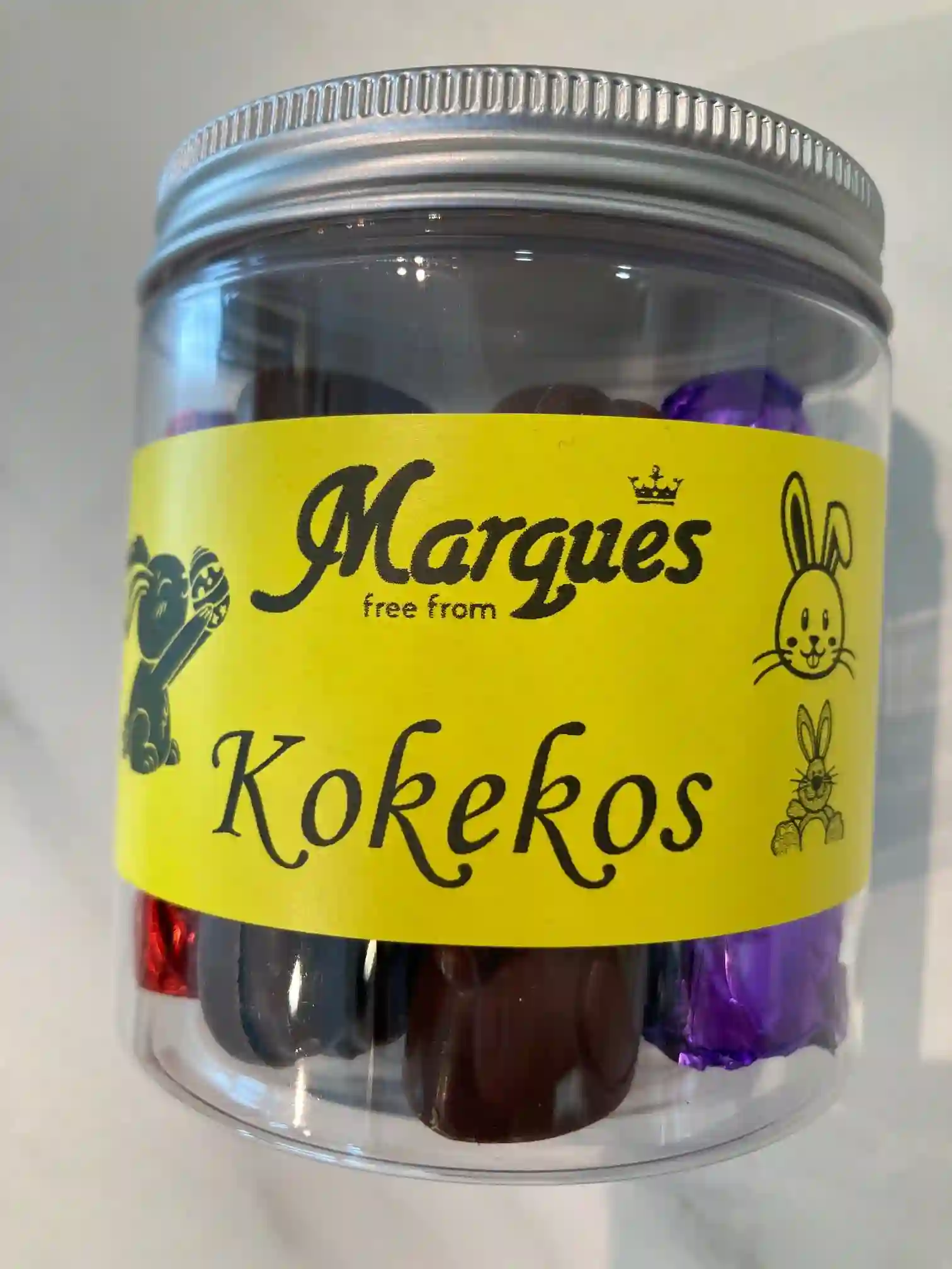 -Kokekos- de chocolate Suave "Premiere". Bote de 100g.