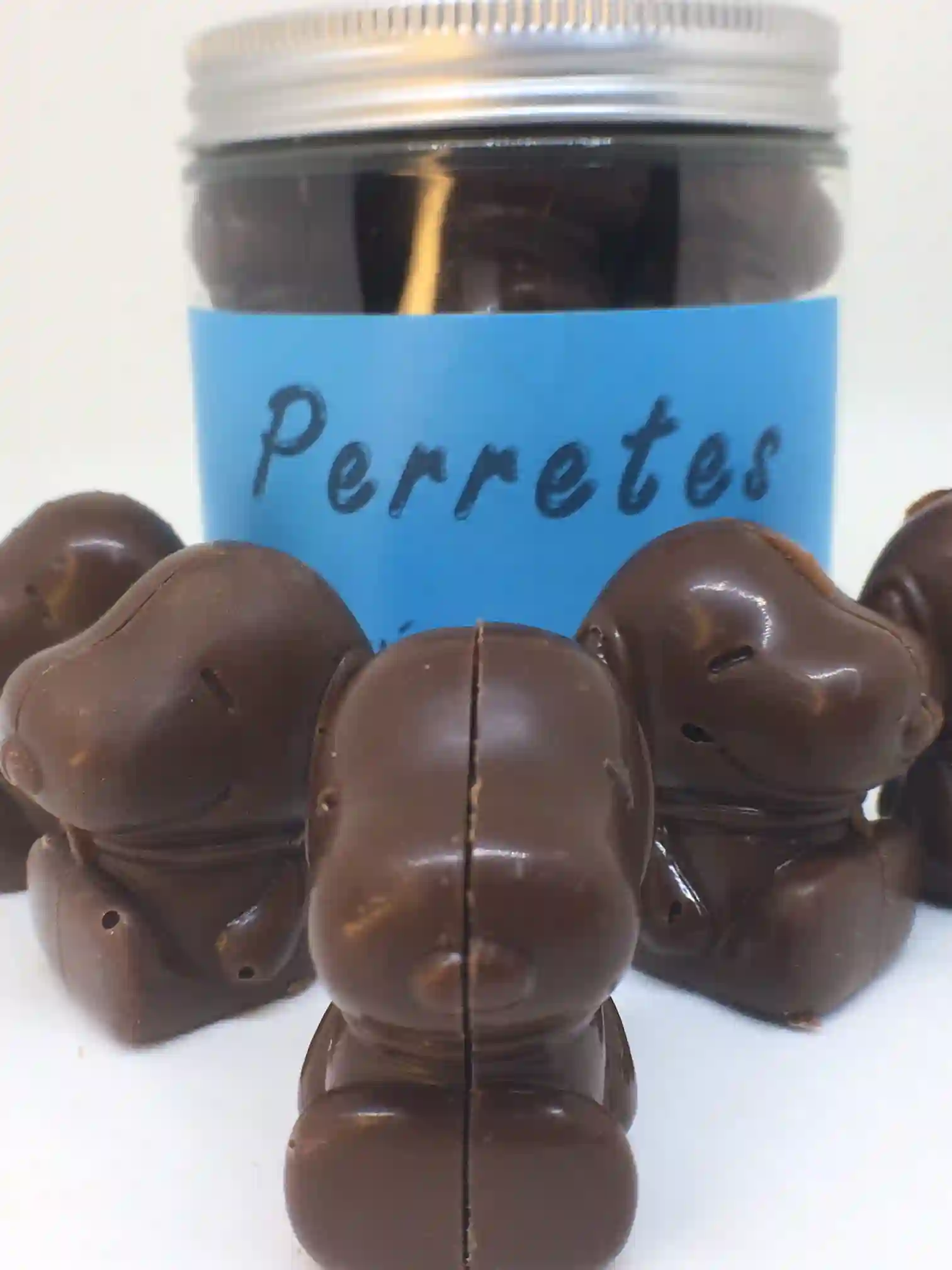 PERRETES DE CHOCOLDE Premiere. Bote de 15 Unidades, 115g.