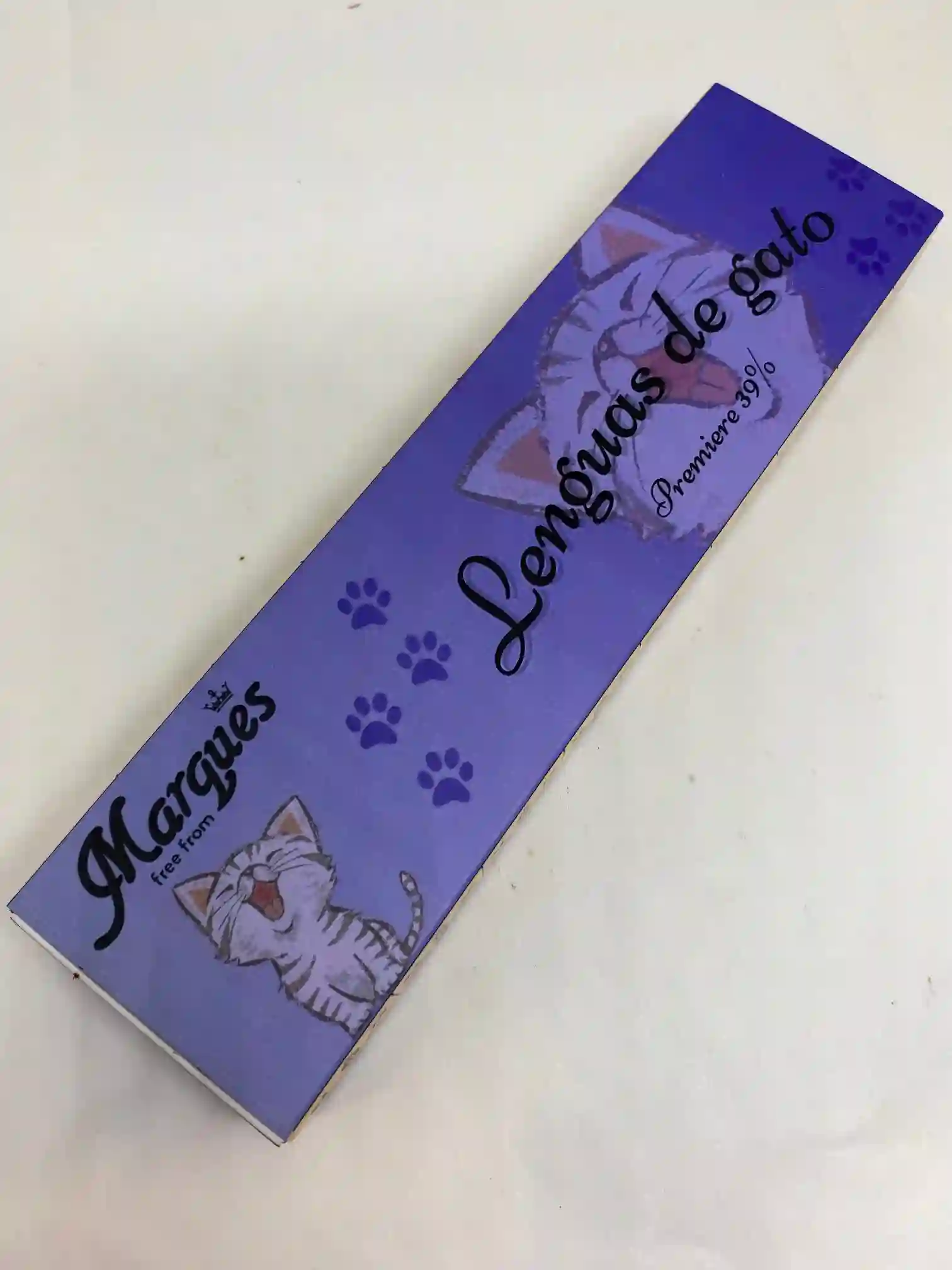 Lenguas de gato "Premiere". Caja de 36 unidades, 110g
