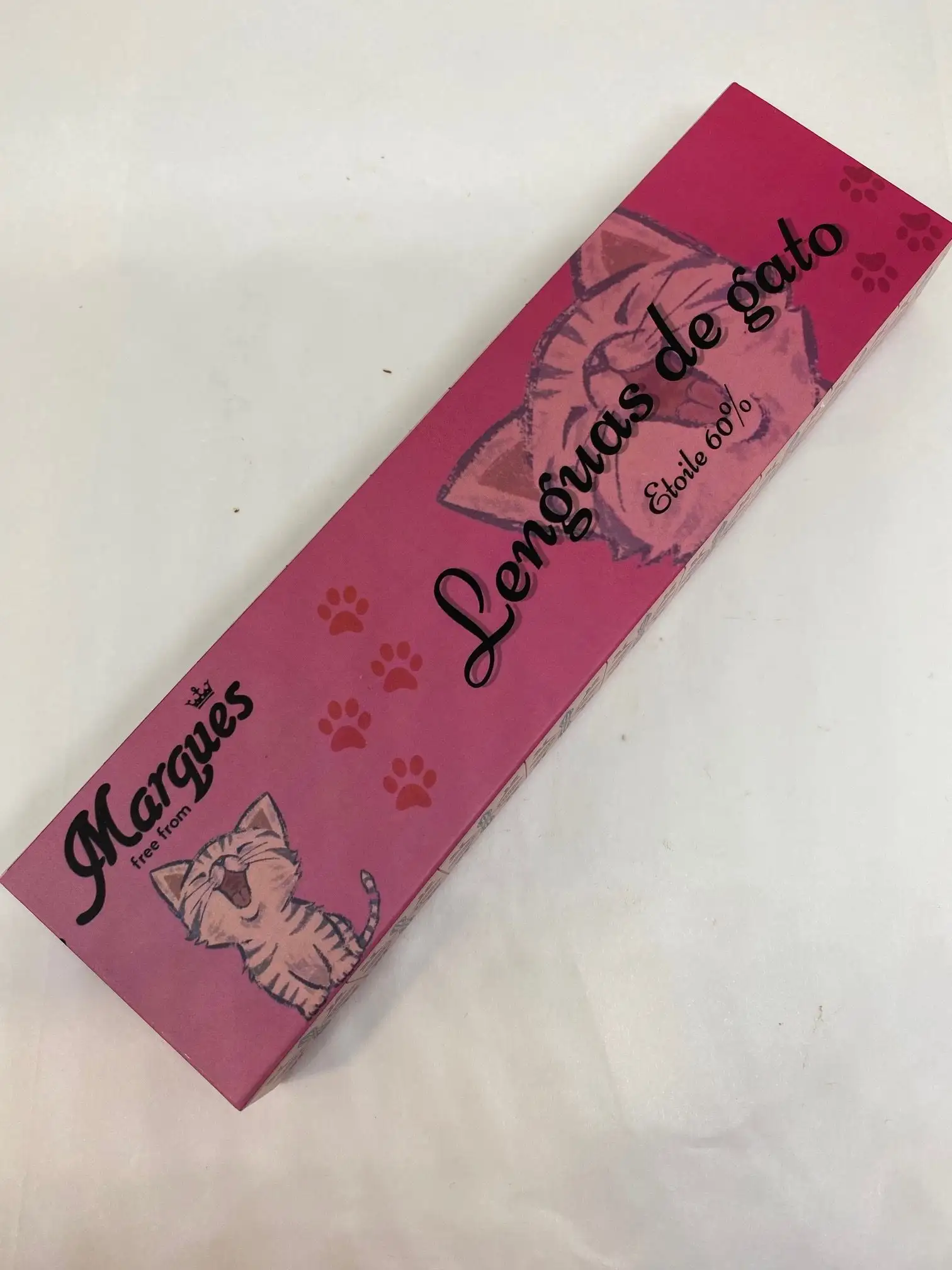 Lenguas de gato "Etoile". Caja de 36 unidades, 110g
