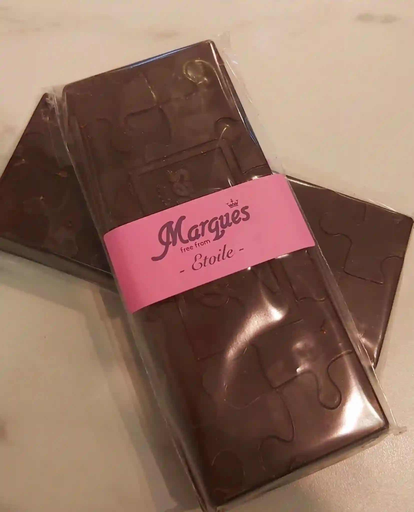 Lingote de chocolate negro "Etoile" 300g