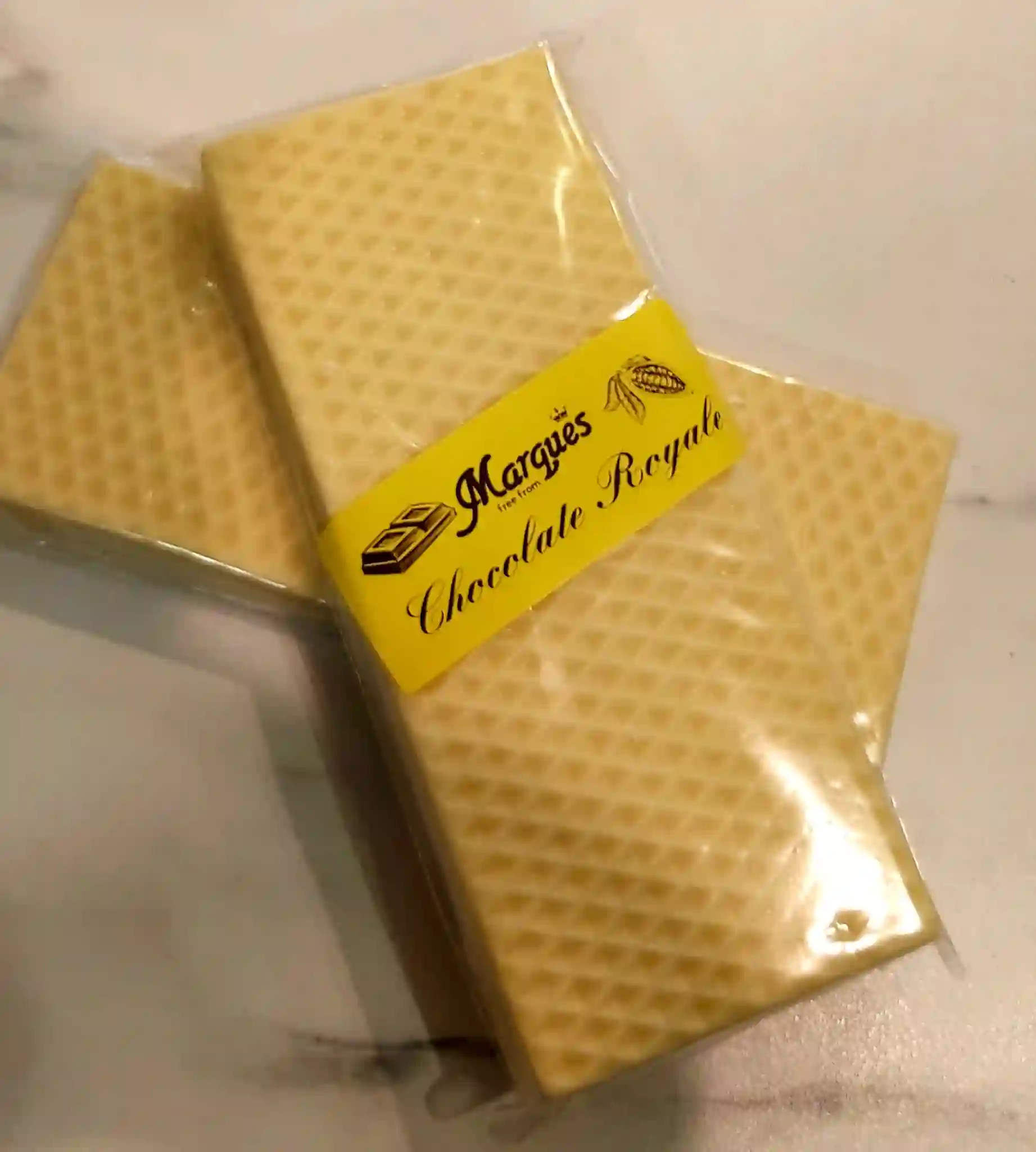 Lingote de chocolate blanco "Royale" 300g.