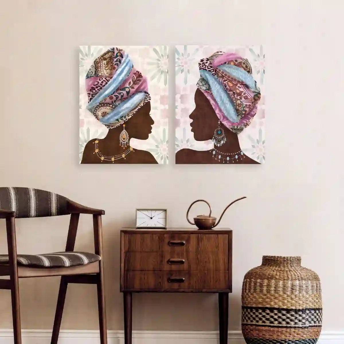 Cuadro mujer Africana