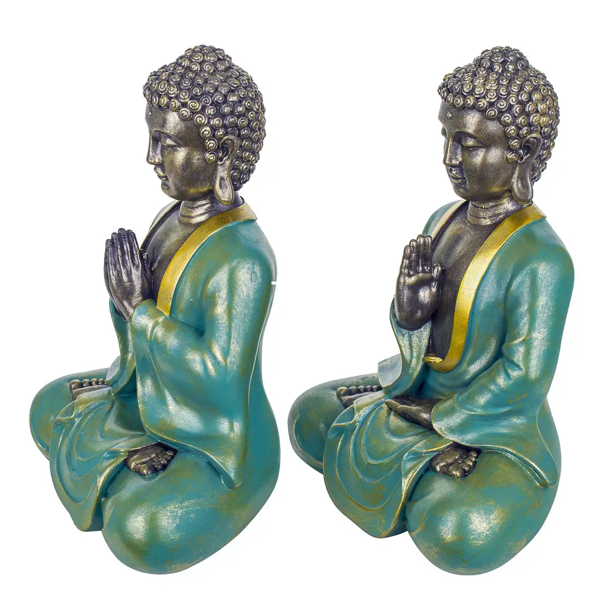 Buddha figure in resin - Image 4