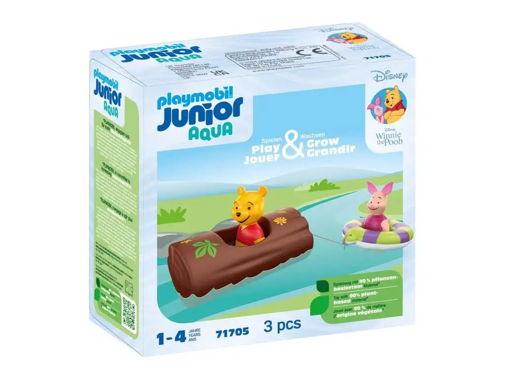 Playmobil® 71705 Junior & Disney: La Aventura Acuática de Winnie y Piglet