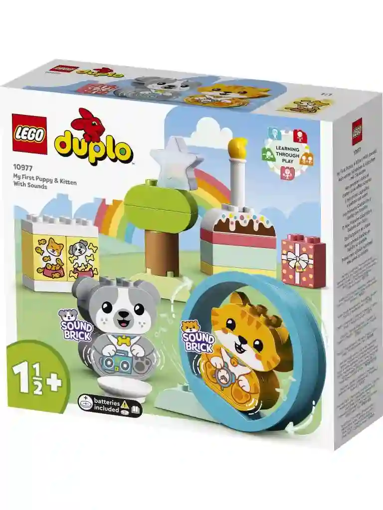LEGO® 10977 Mis Primeros Cachorrito y Gatito con Sonidos