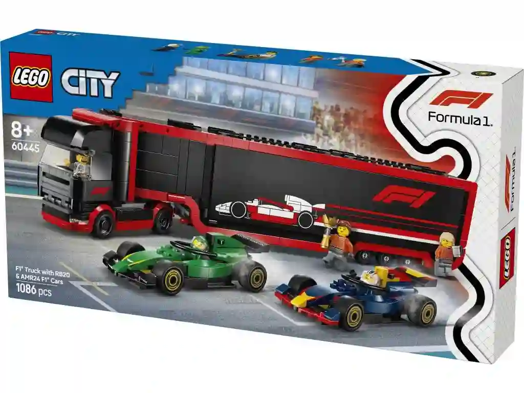 LEGO® 60445 Camión de F1® Con Coches de F1® RB20 Y AMR24