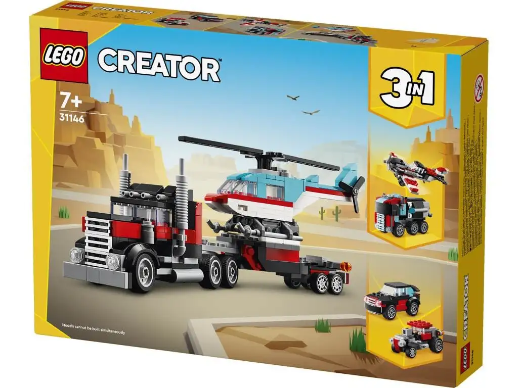 LEGO® 31146 Camión Plataforma Con Helicópero