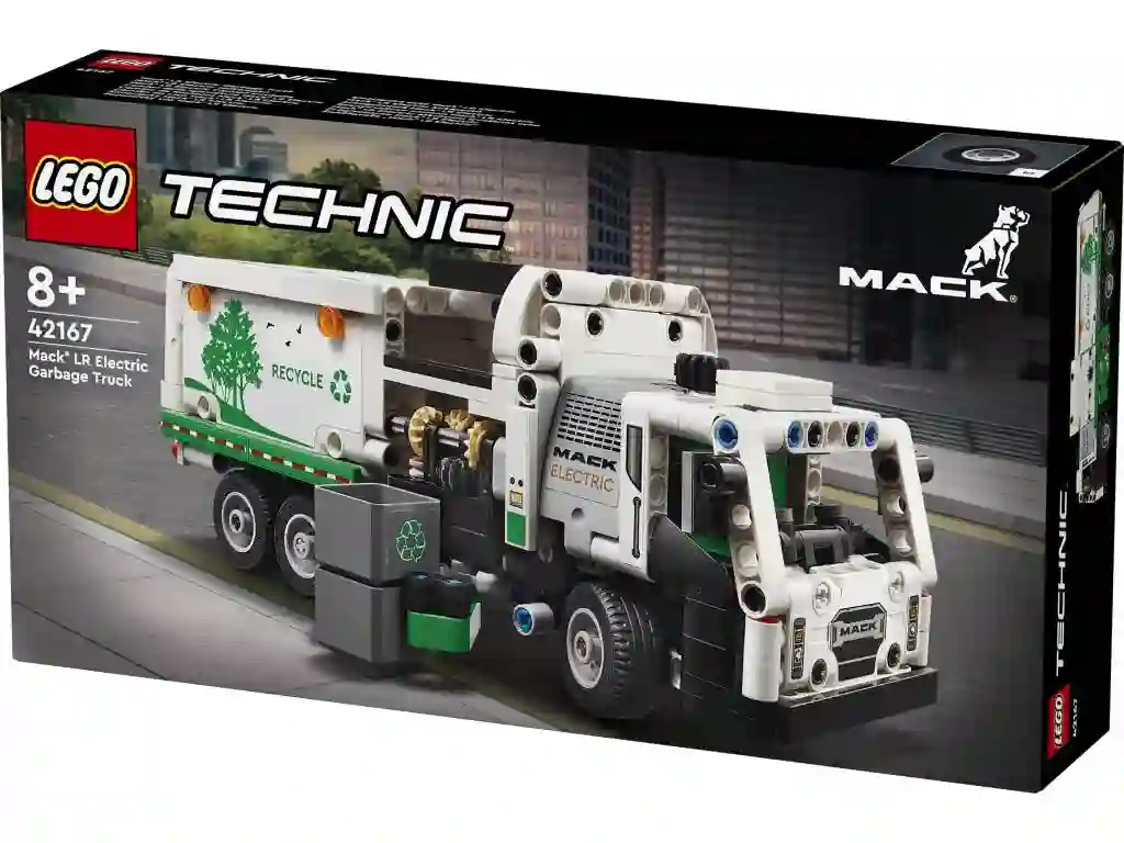 LEGO® 42167 Camión de Residuos Mack® LR Electric