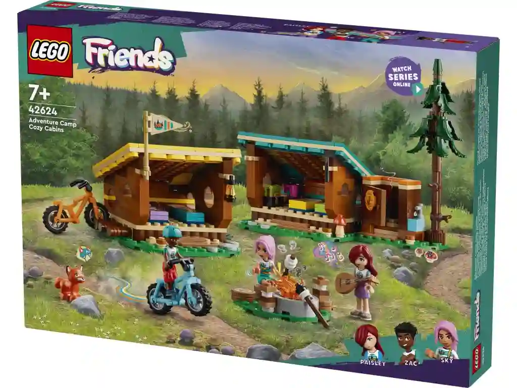 LEGO® 42624 Campamento de Aventura: Cabañas confortables