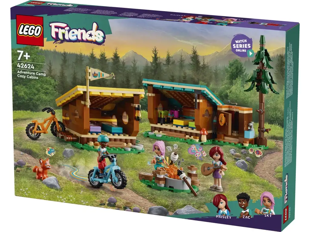 LEGO® 42624 Campamento de Aventura: Cabañas confortables