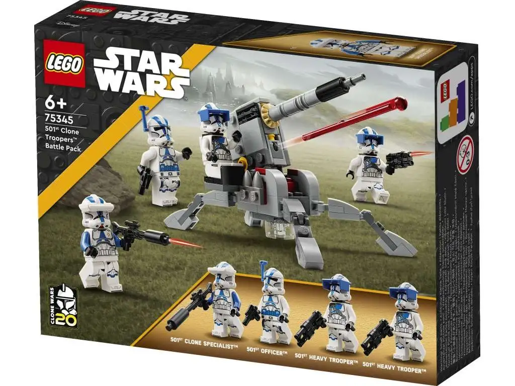 LEGO® 75345 PACK DE COMBATE: SOLDADOS CLON DE LA 501
