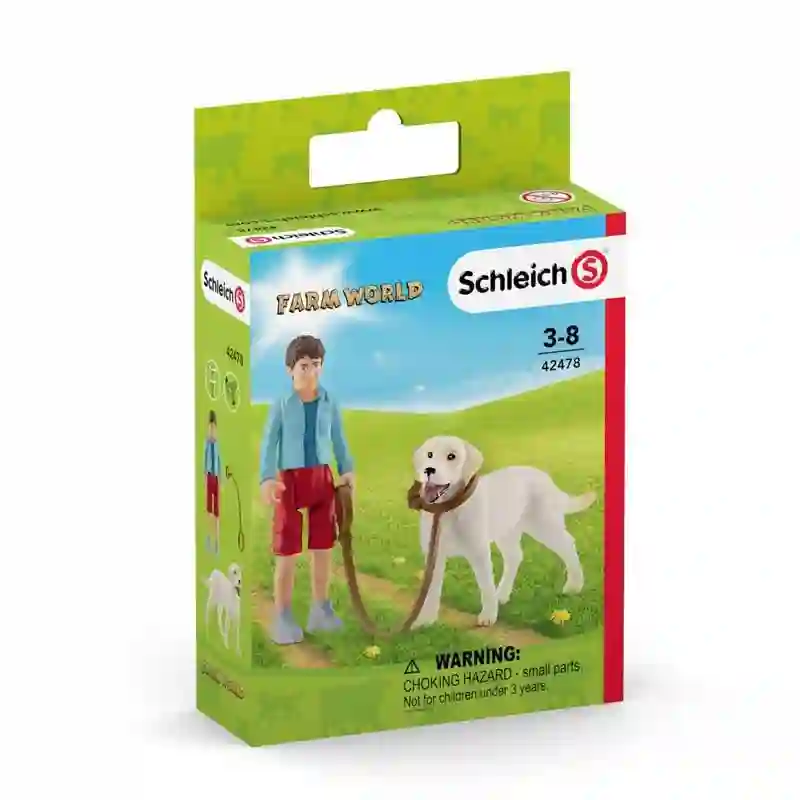 Schleich® 42478 Paseo Con Labrador Retriever