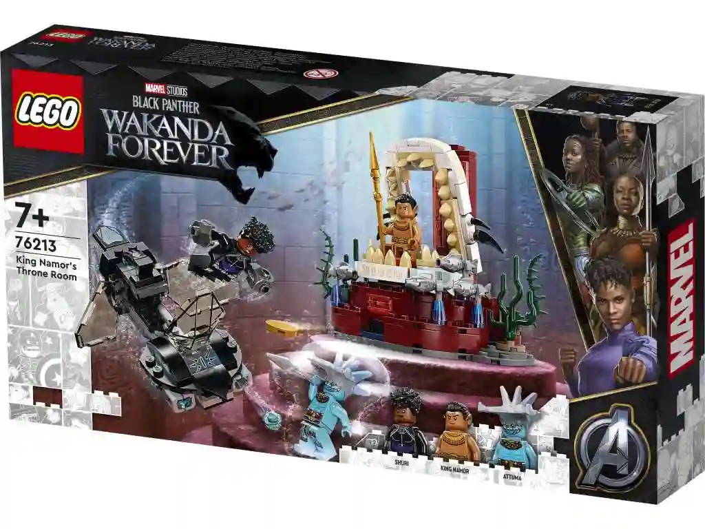 LEGO® 76213 Sala del Trono del Rey Namor