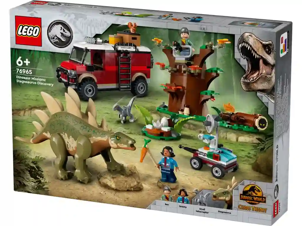 LEGO® 76965 Misiones Dinosaurio: Descubrimiento del Stegosaurus