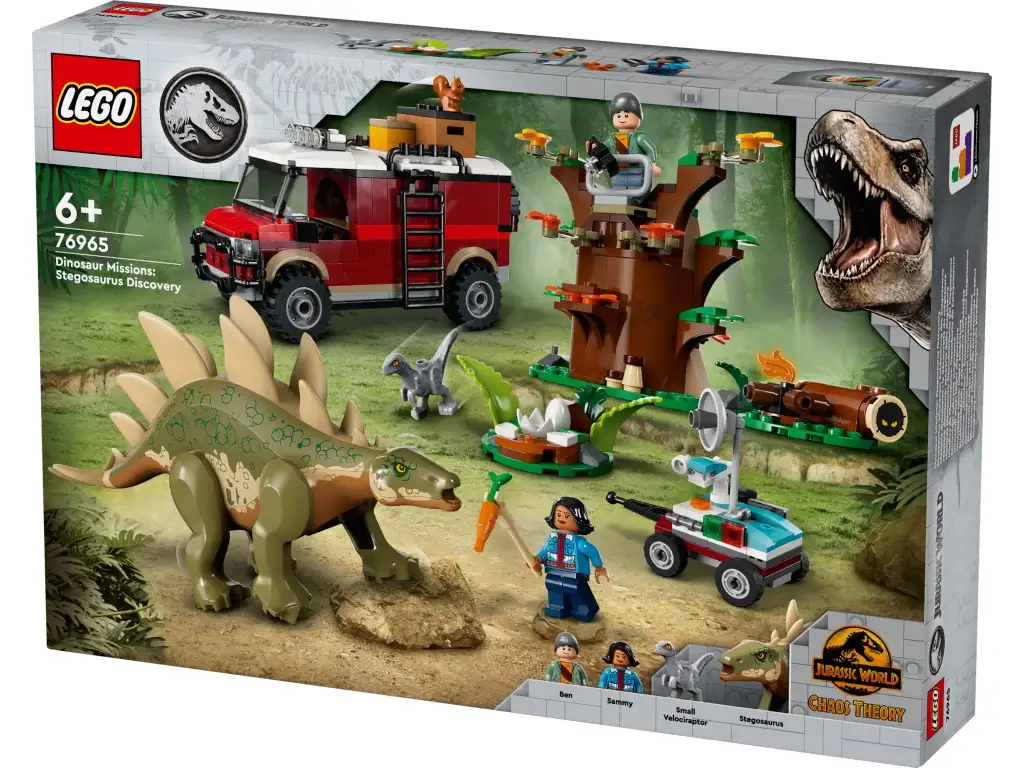 LEGO® 76965 Misiones Dinosaurio: Descubrimiento del Stegosaurus