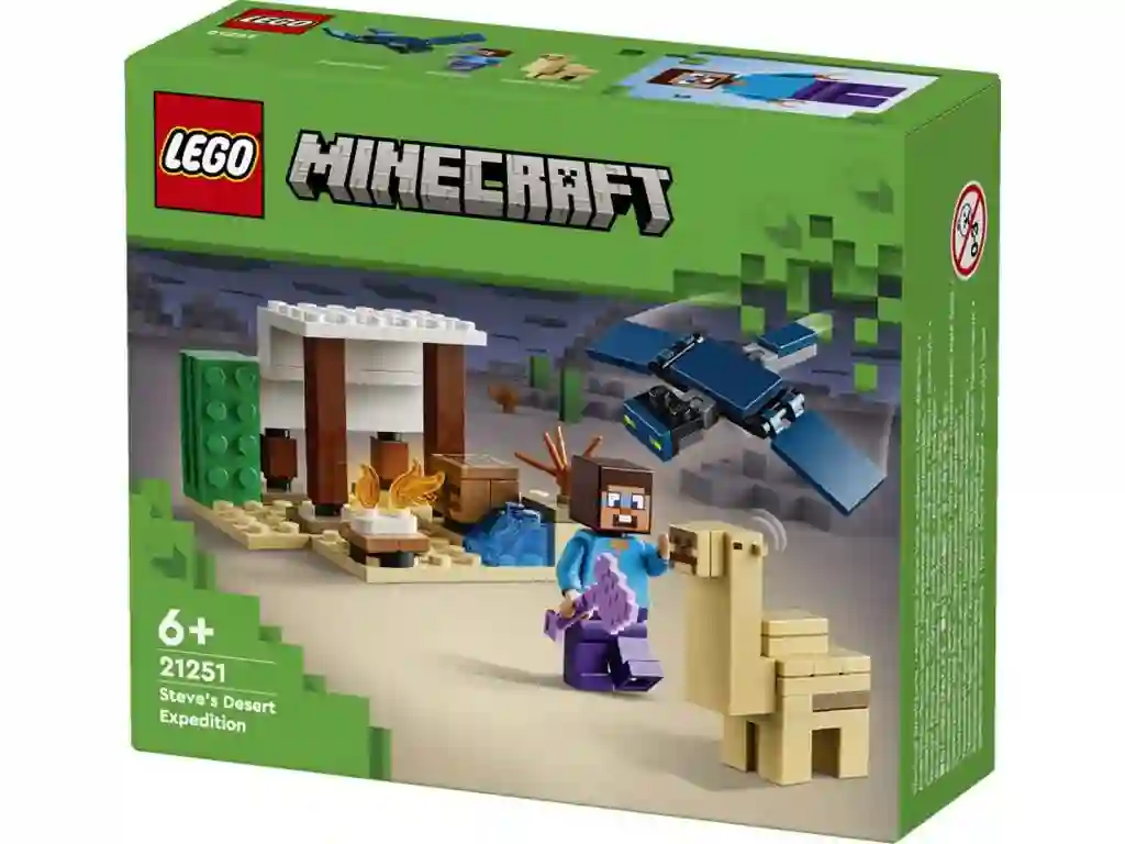 LEGO® 21251 La Expedición de Steve Al Desierto