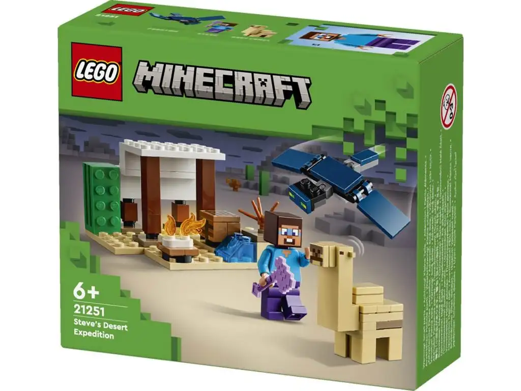 LEGO® 21251 La Expedición de Steve Al Desierto